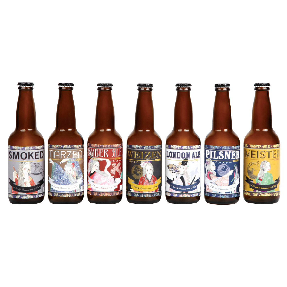 榮獲「2013年國際啤酒比賽金賞」，酒標繪上丹後七姬神話女神，極具收藏優值。「丹後王國」手工啤酒系列 (330ml)特價 $44/瓶