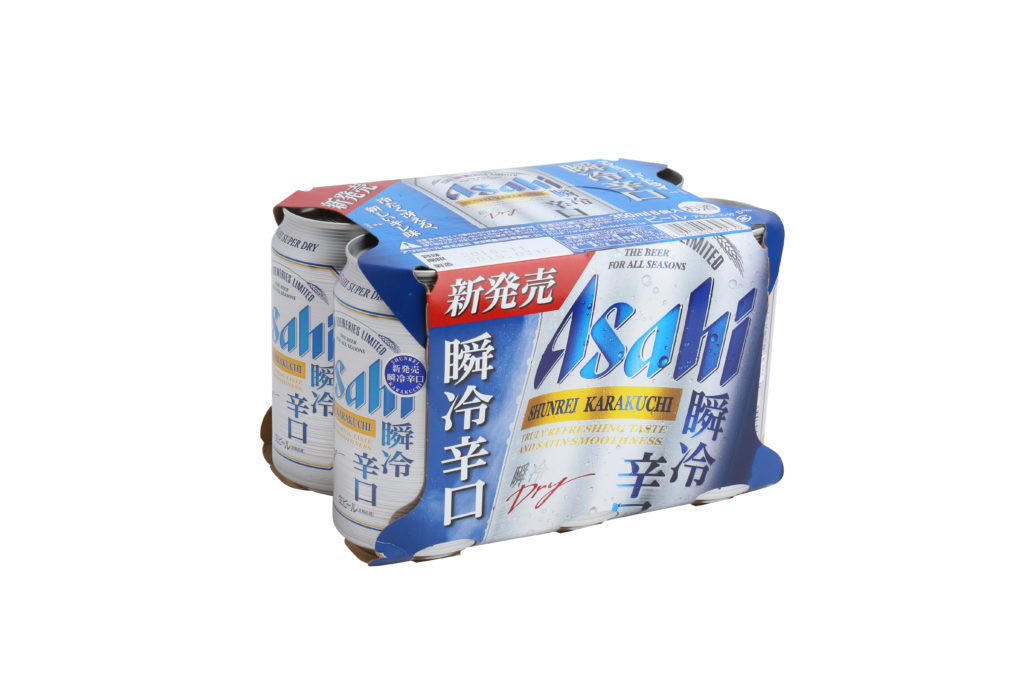 多年壟斷日本Amazon酒類銷售排行No.1的Asahi SuperDry啤酒，於本年3月推出強化版「瞬冷辛口啤酒」研發人員特增加麥芽比例和發酵程度以提升酒的餘味。同時更加入罕見的德國「Polaris」啤酒花以增加回味清爽及冰涼的感覺，甘醇爽口，入口更暢快！
